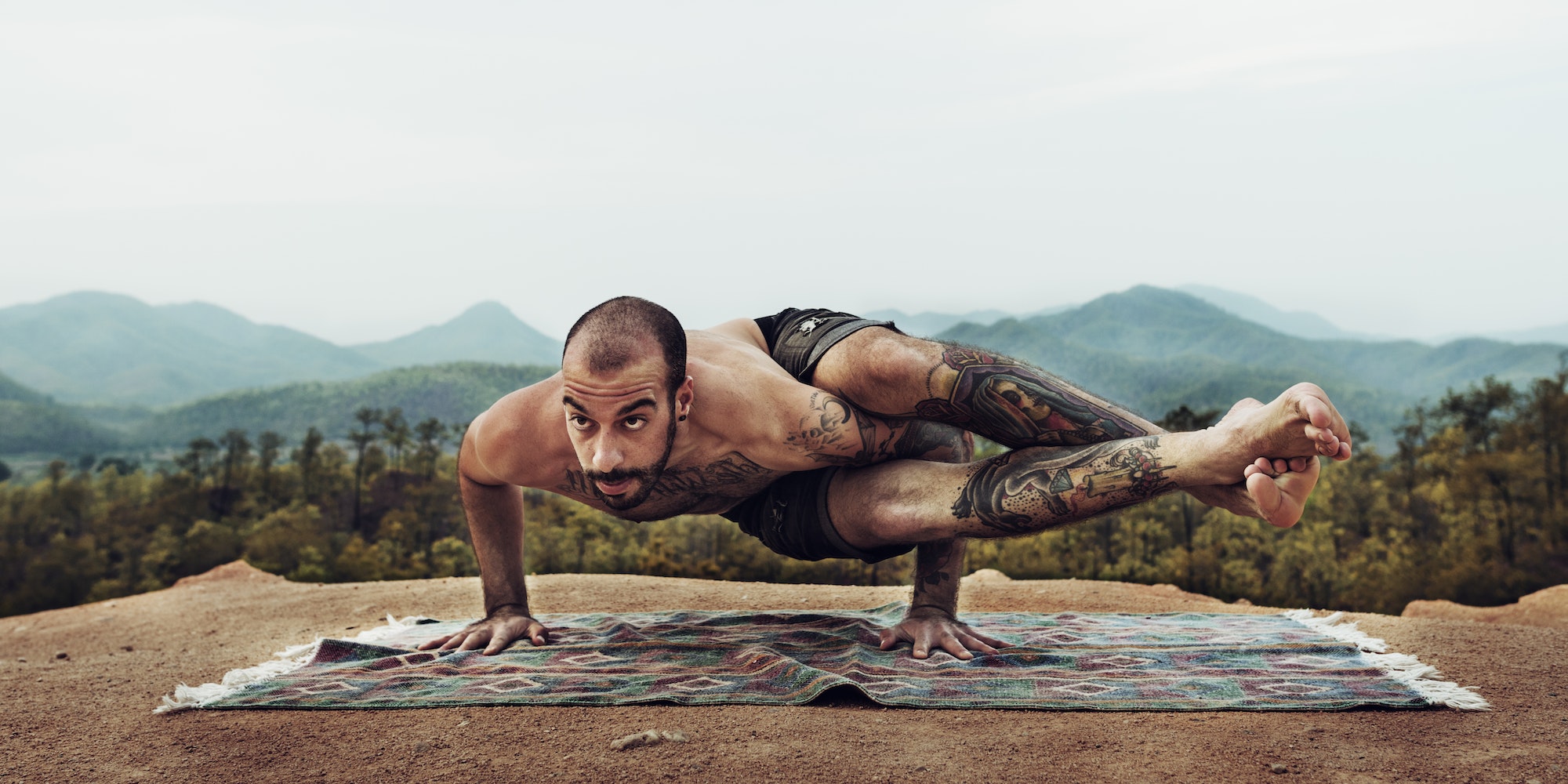 Calm Exercise Yoga Tranquil Travel Concept